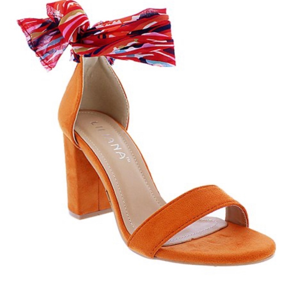 Liliana Women's High Heel Orange Size 5.5
